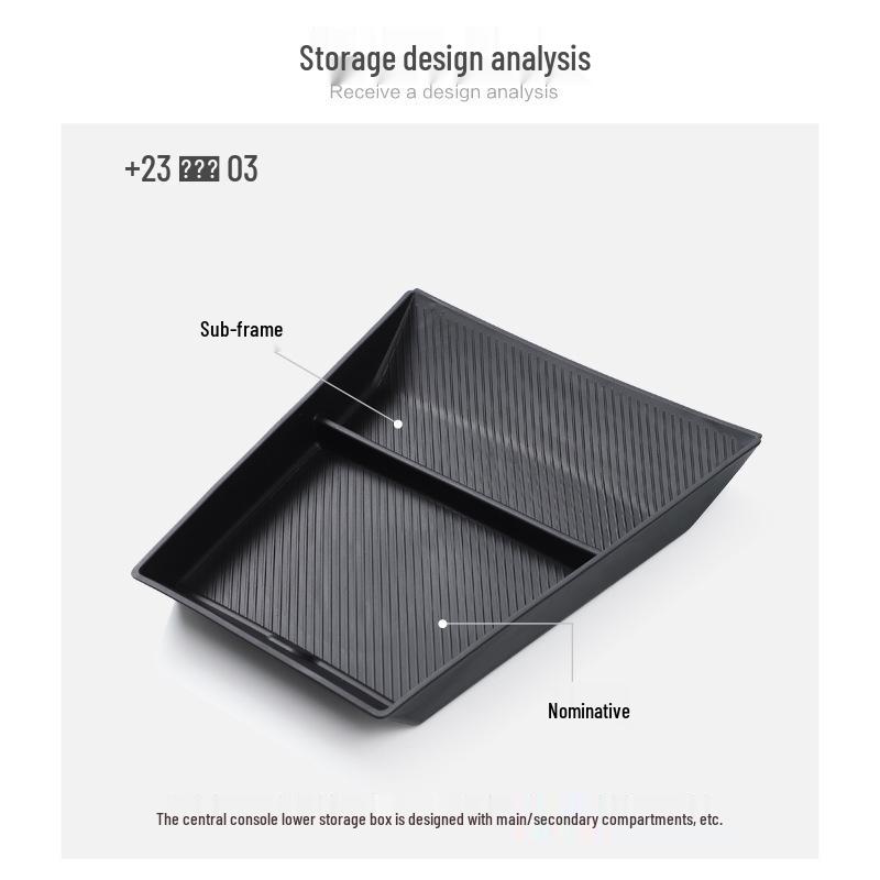 23-25 Lynk&Co 03 Lower Center Console Storage Box - Car Interior Modification Accessory