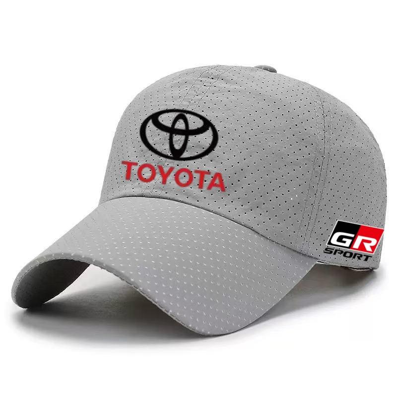 2026 New Toyota Logo GR Racing Summer Thin Breathable Soft Top Baseball Hat Outdoor Riding Sunshade Hat Duck Tongue Hat