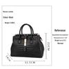 2025 Luxury Women's Genuine Leather Handbag, High-Capacity Stone Pattern Design