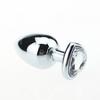 Buttplug - Medium - Transparent - Grey - Anal - Adult