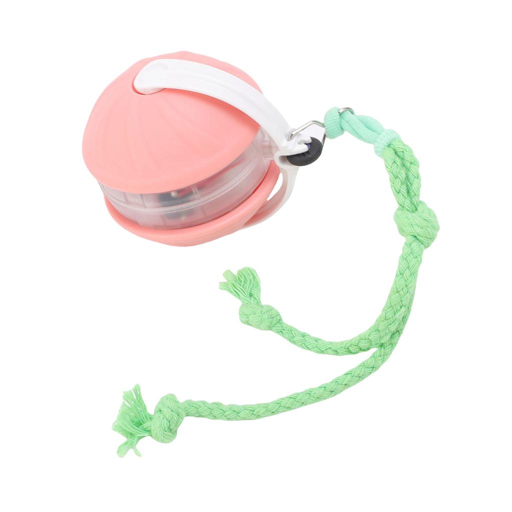 Interaktiver Katzenspielzeugball Automatisch Bewegend Werfend Rollend Haustier Smartball mit Seil für Hundespiel