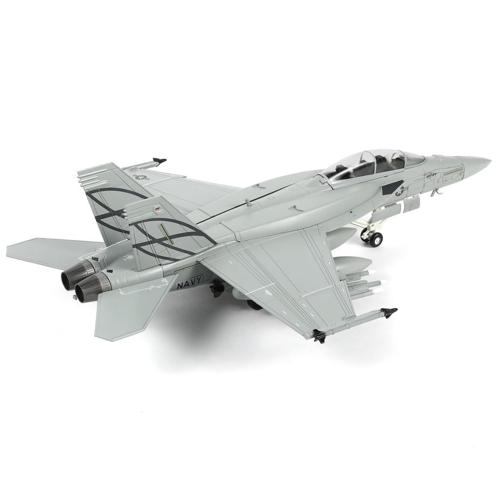 NUOTIE Ultimate Hornet Diecast Alloy Aircraft Model F18F Fighter Simulation Model Kit Military Aircraft Model with Bracket for Collection and Gift