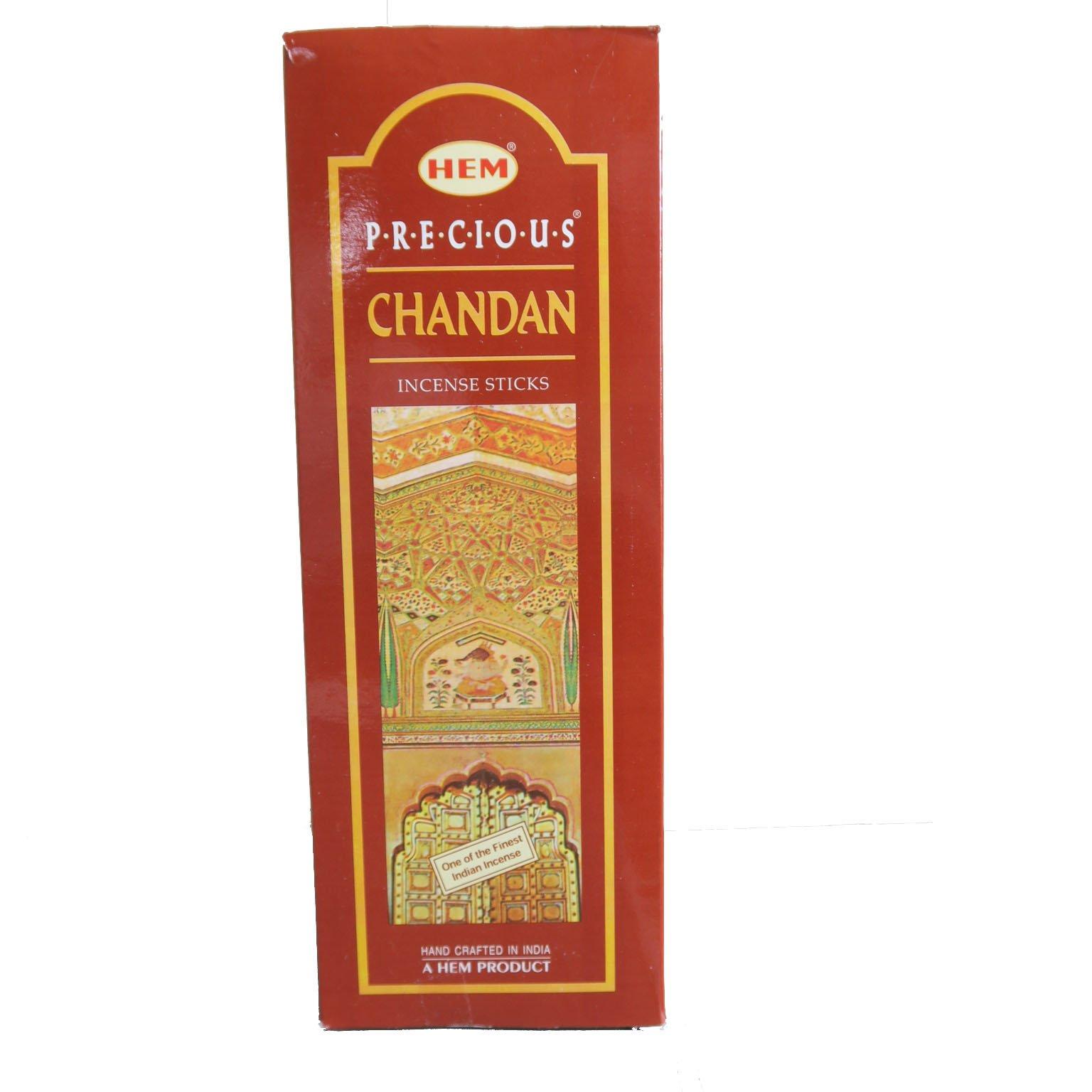 

HEM Incense Stick Hexapack Precious Chandan Hexagon x 6 boxes (20 pieces) [item]