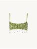 Sexy Fransen Pailletten Crop Top und Rock Set - Damen Sommer 2025 Kollektion