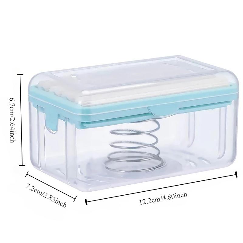 1 szt. Uchwyt na mydelniczkę typu rolkowego do łazienki Toliet Pojemnik na mydło z tworzywa sztucznego z odpływem wody Gadżety łazienkowe