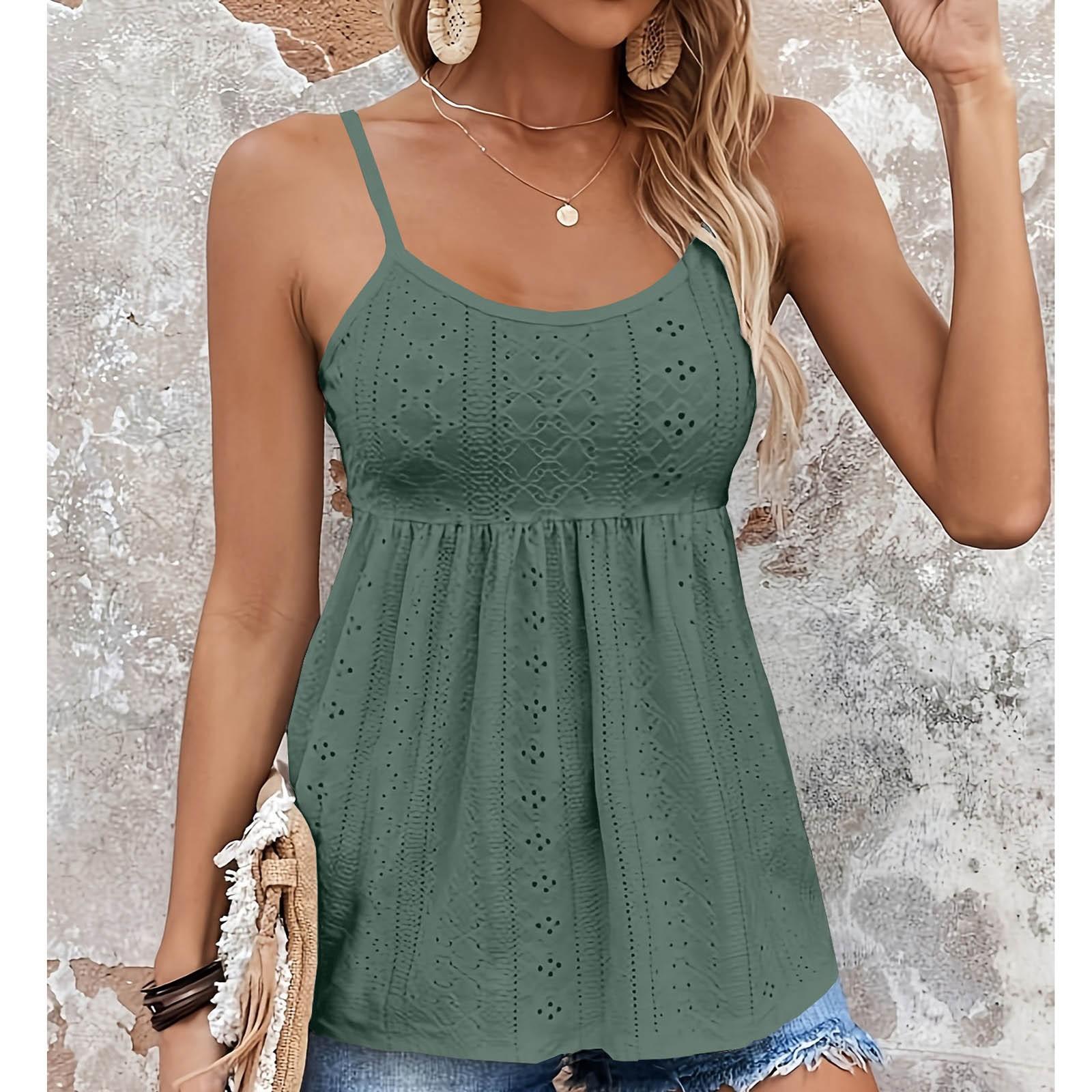 Women s Casual Sleeveless Color Patchwork Camisole Top Patchwork Camisole Top XL