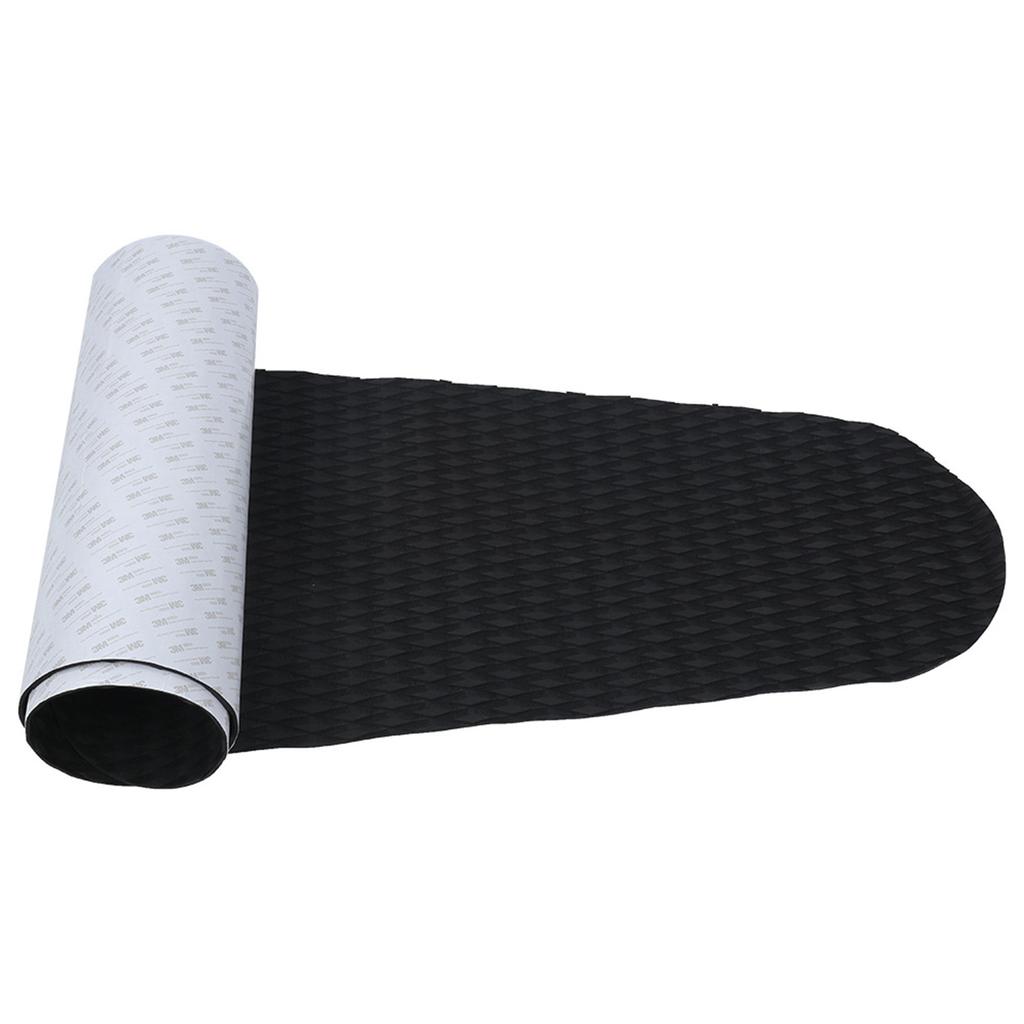 EVA Anti-Rutsch-Pad Rautenmuster mit Klebeband für Deck Surfbrett (schwarz)