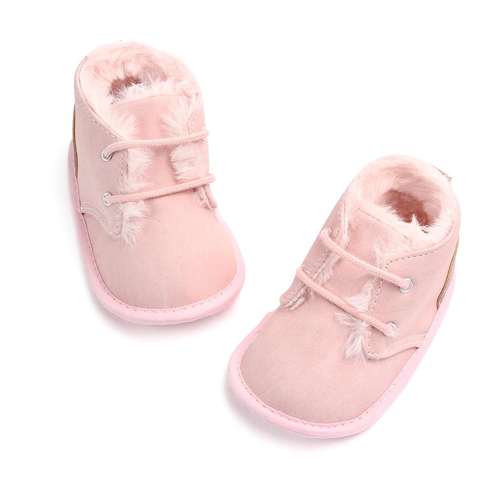 New Winter Newborn Baby Boots Keep Warm Cotton Shoes First Walkers Baby Boys Girls Infant Toddler Anti-Slip Soft Sole Boots
