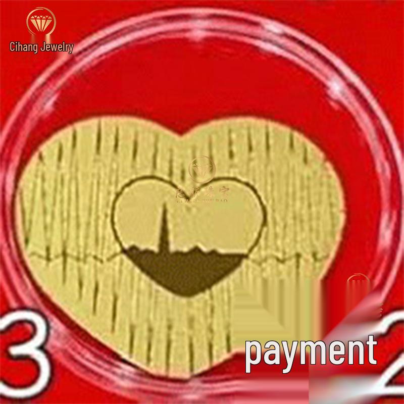 Shuibei 999 Pure Gold Princess Phone Sticker - 2mg Gold Leaf Magnet for Wealth & Prosperity