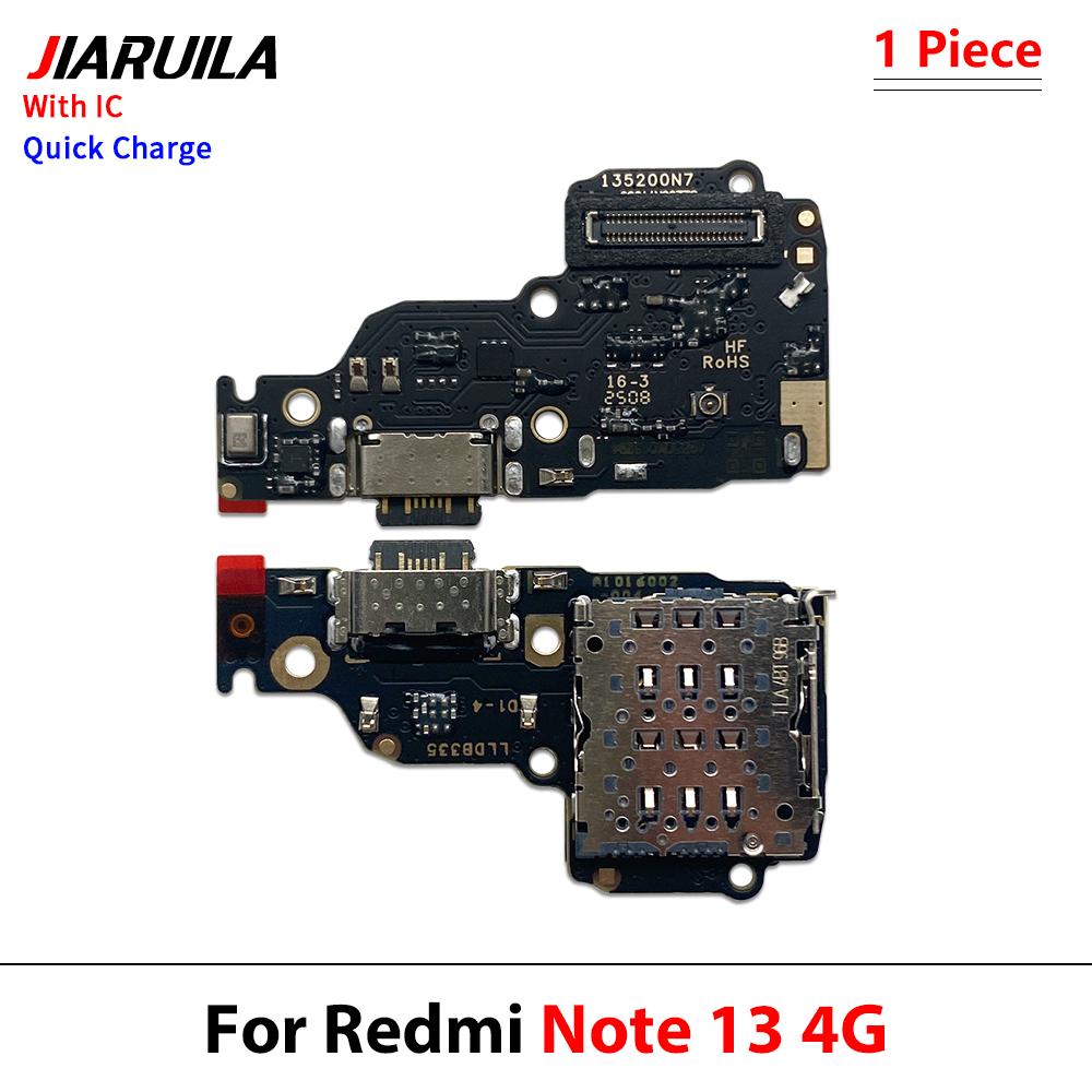 Deska s USB nabíjecím portem Flex kabel Konektor Díly Pro Xiaomi Redmi Note 11 Pro 1G 1G Plus Note 11 Pro Modul mikrofonu s IC