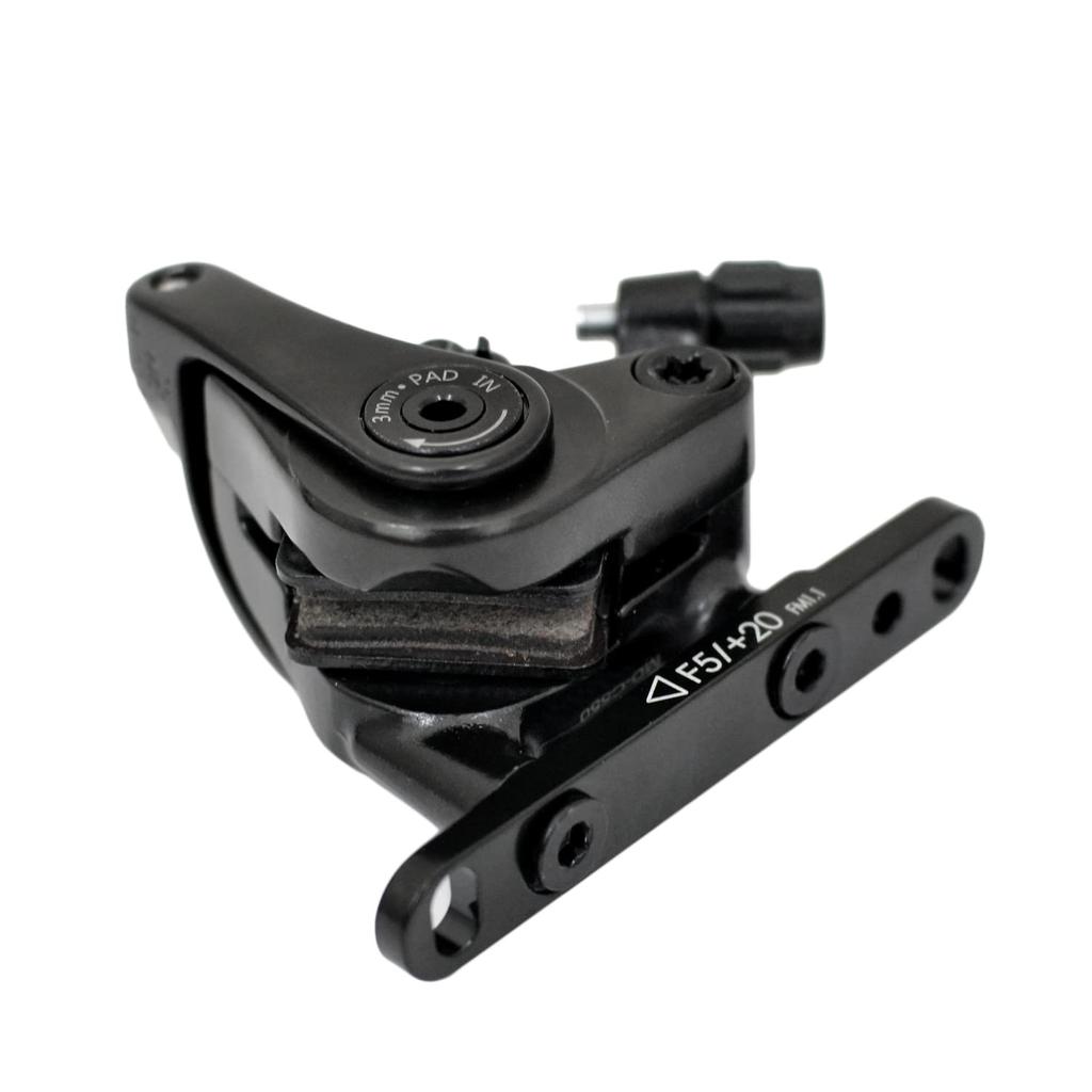 TEKTRO Road Flat Mount Mechanical Disc Brake Set 160mm Front and MH1849 MD-C550 Rotors, Rear,