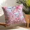 Beautiful Kaido Cherry Blossoms Pillow Case Linen Cushion Covers For Decorative Sofa Home Pillows Case Car Chair Pillows Cases