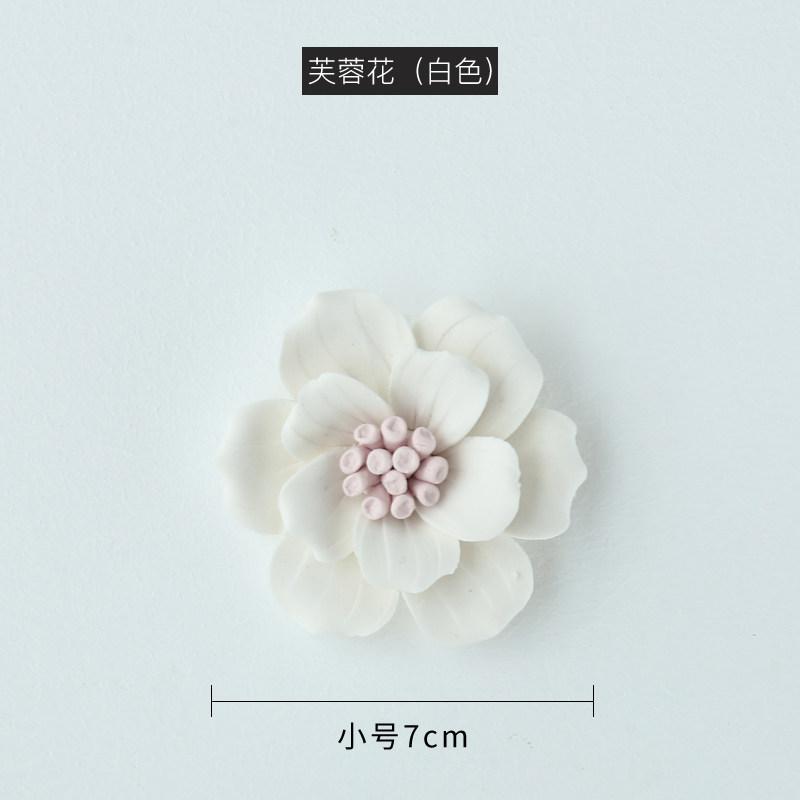 Ceramic Flower Wall Decoration Wall Decoration Creative Living Room Bedroom Wall TV Background Three-dimensional Decoration