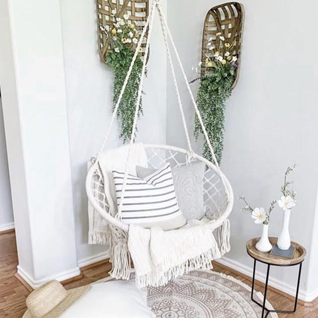 Nordic Tassel Hanging Chair - Indoor/Outdoor Swing for Kids & Adults