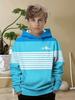 Herbst Classic Kinderkleidung Jungen Hoodies Langarm Streifen 3D Druck Street Locker Komfort Outdoor Jungen Oberteil Kinderkleidung