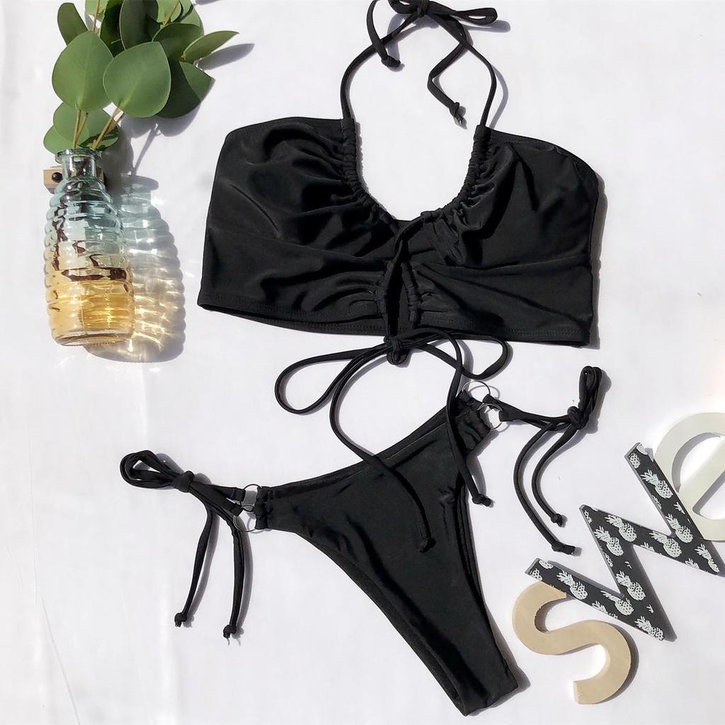2020 Leopard Print Split Bikini Women's Swimsuit