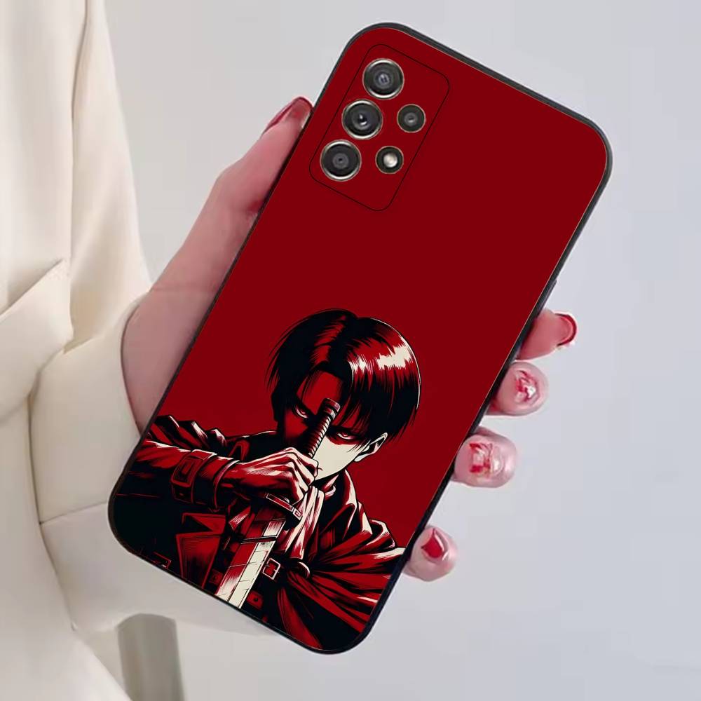 

Чехол для телефона Аниме L-Levi A-Ackerman Для Samsung S25,S24,S21,S22,S23,S30,Ultra,S20,Plus,Fe, Мягкий Силиконовый Черный Чехол Samsung S30plus5G