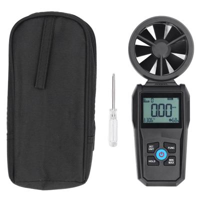Digital Anemometer High Accuracy 180 Degree Rotation Fan LCD Display Wind Speed Meter Temperature