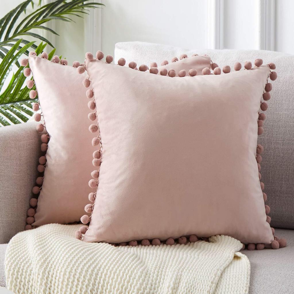 Home Velvet Cushion Cover Decor Soft Decorative Pillow Case Covers Room Decoration Sofa Pillowcases Big