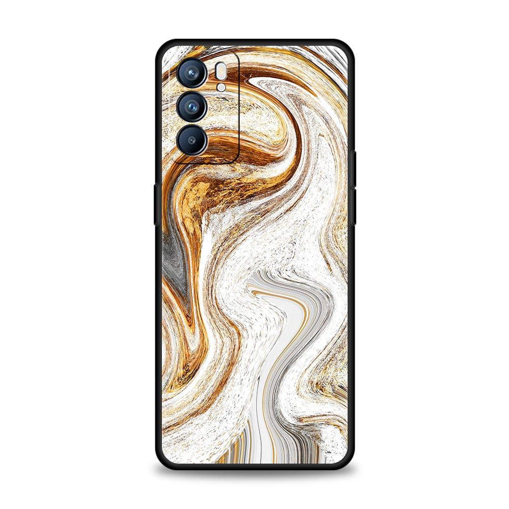 Vintage Marble Phone Case For Oppo Reno 13 12 11 10 7 F Find X5 X6 A98 A80 A79 A78 A57 A54 A31 A17 Pro 5G Soft TPU Cover Fundas