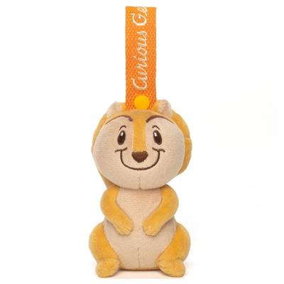 Takara Tomy Arts (TAKARATOMY A.R.T.S) Neugieriger George Plüschmaskottchen Hüpfendes Plüschtier, ca. 10 cm groß