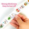 500Pcs Christmas Wrapping Labels for Packaging 1Inch Christmas Decorative Sticker for Seal Envelope Card Box Wrapping