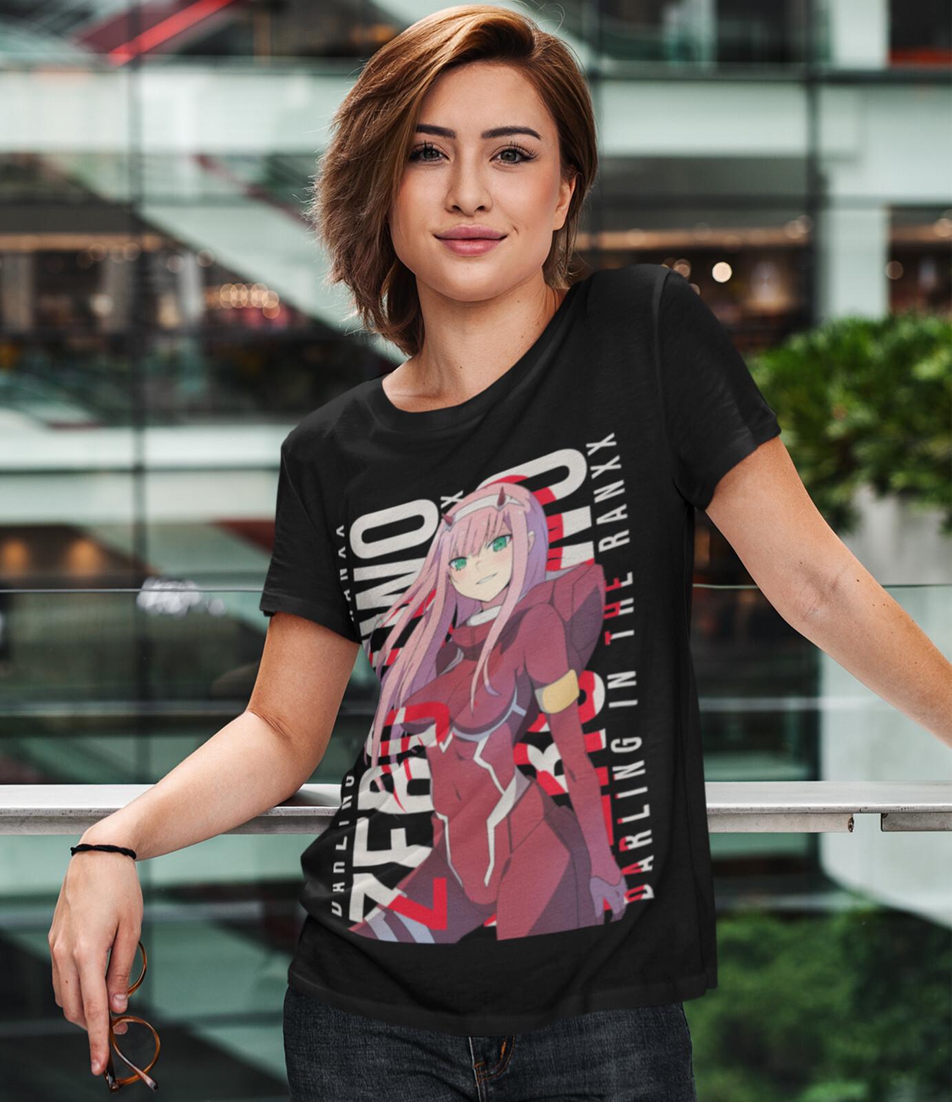 Zero Two Franxx Shirt Zero Two Merch Franxx Shirt 002 Shirt Darling Franxx Anime S