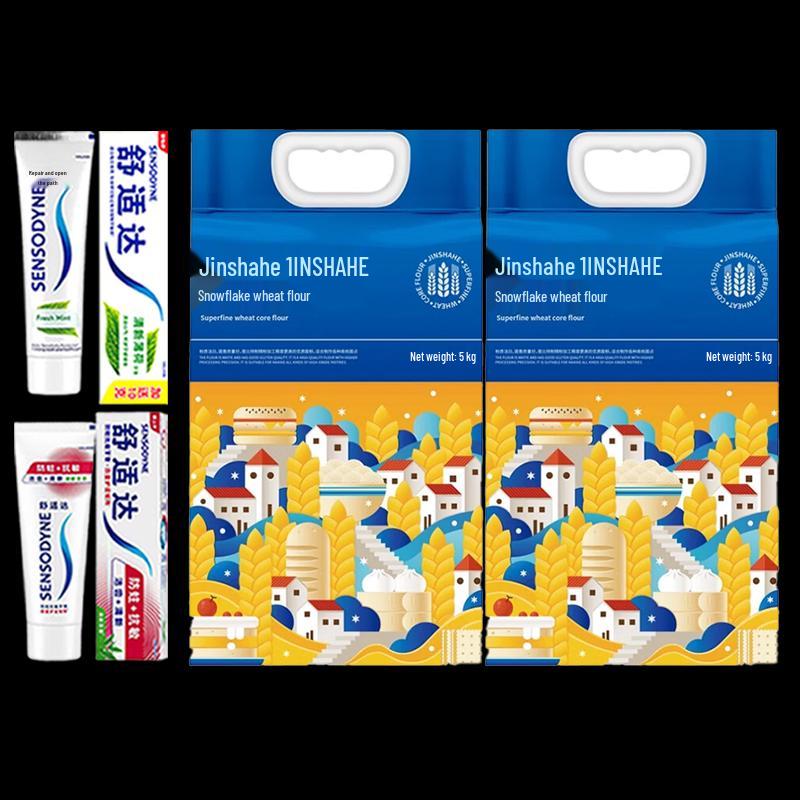 Sensodyne Toothpaste & Snowflake Flour Bundle