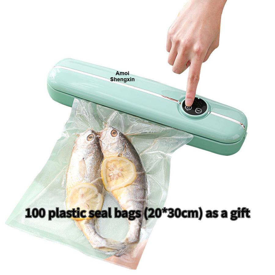 Лето Новый Автоматический Цифровой Умный Дом Коммерческий Мини Вакуумный Упаковщик для Пакетов для Хранения Пищи