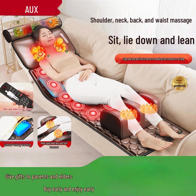 AUX Full Body Massage Cushion with Neck Massager