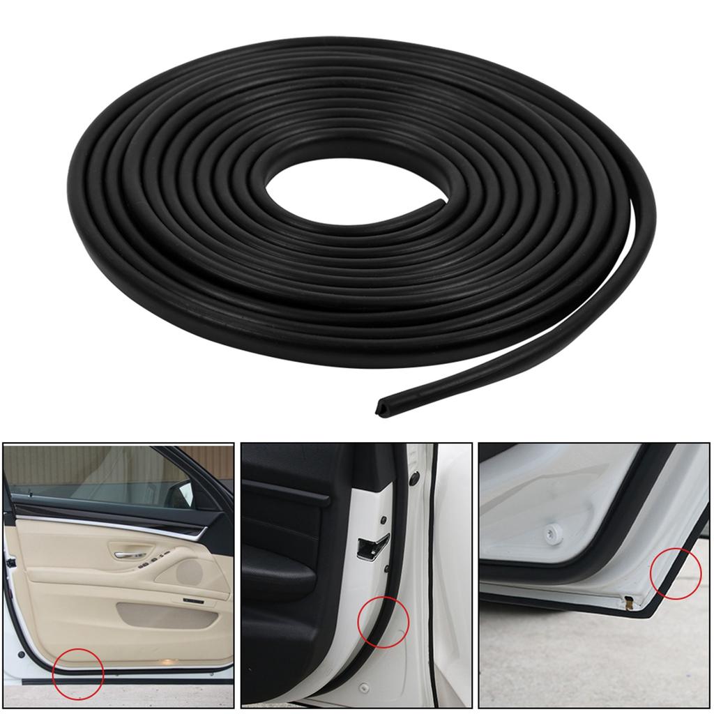 300cm Black Moulding Trim Car Door Anti Scratch Protector Edge Guard Rubber Strips