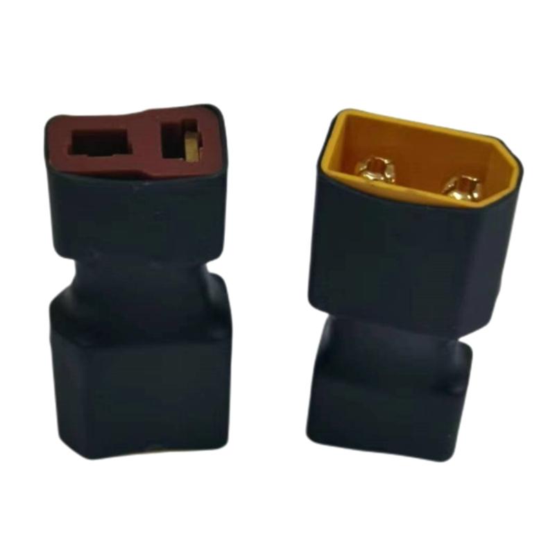 Universal T Plug To XT60 Adapter For Remote Li Batteries High Current Connector Durability Rubber Metal Construction