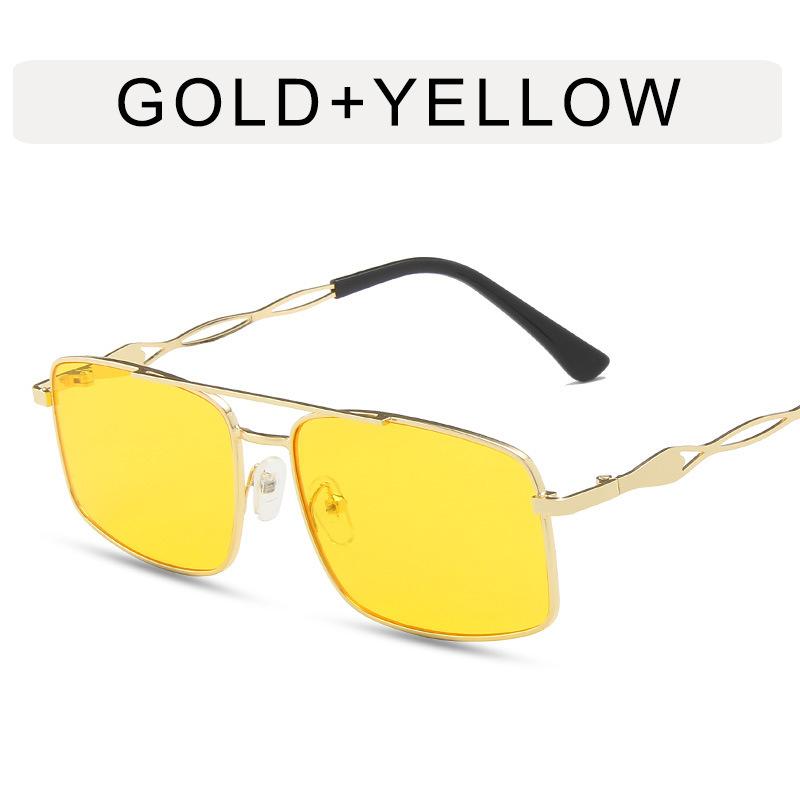 Metal Frame Sunglasses Fashion Multi-color Women's Beach Sunglasses