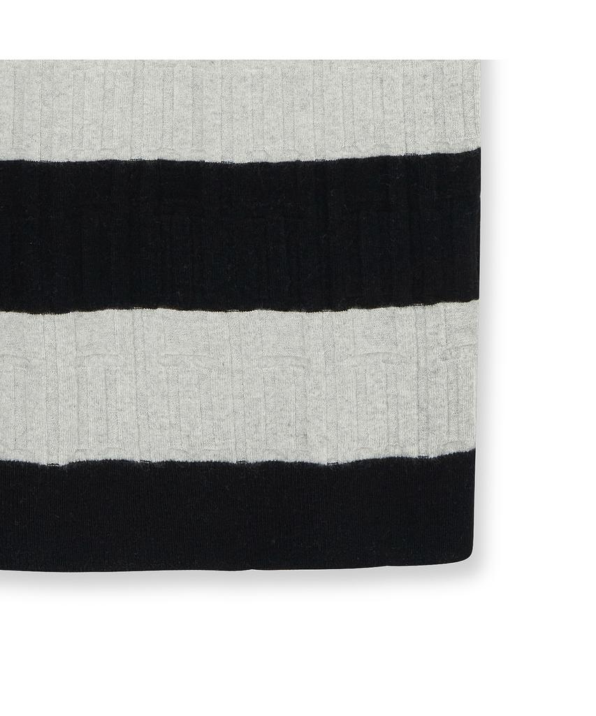 Iolo Women'S Striped Ivory Dress_Gray