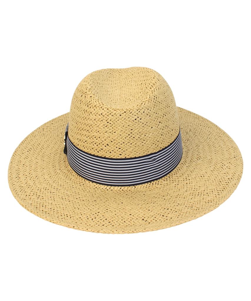 Yunibeosyeolkemiseuteuli Swing Stripe Line Beige Fedora Summer Fedora