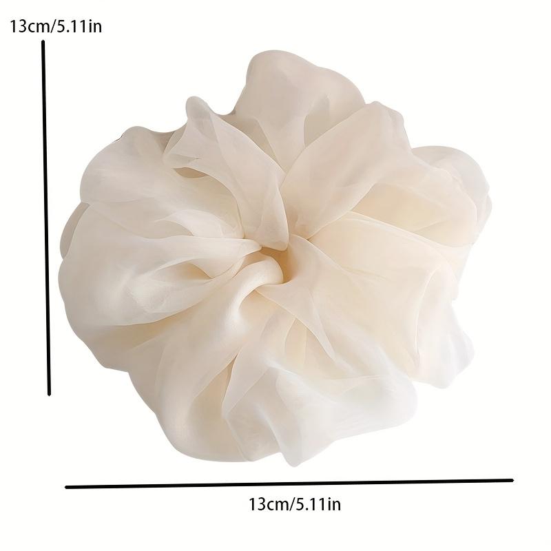 Large Mesh Hair Rope for Women Simple and a Does Not Hurt The Hair Hair Rope Cute Girl High Ponytail Scrunchie