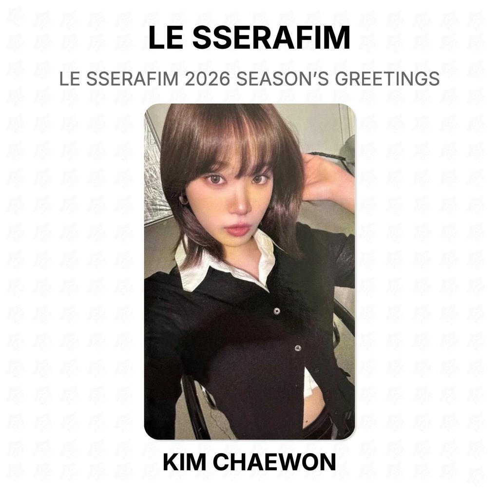 LE SSERAFIM 2026 SEASON’S GREETINGS Official Photocard