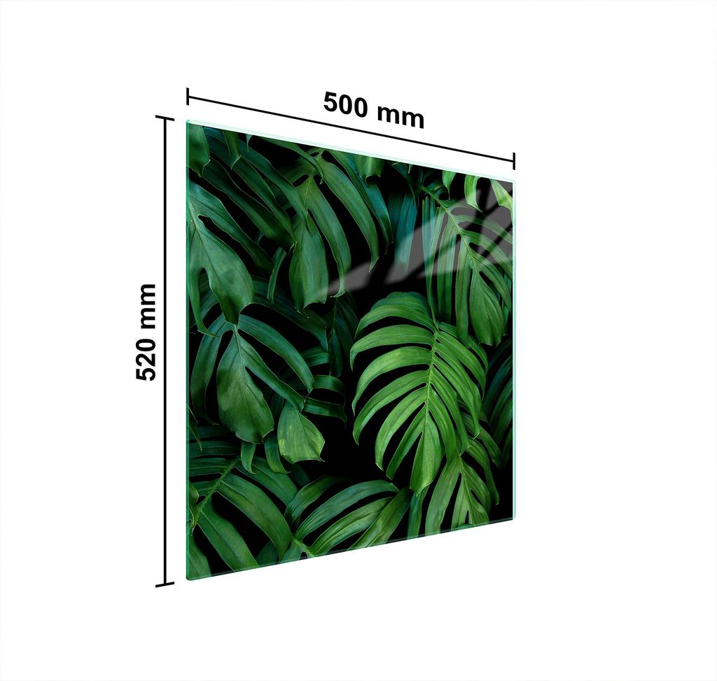 SZKLANA PŁYTA OCHRONNA NA KUCHENKĘ 50x52 MONSTERA