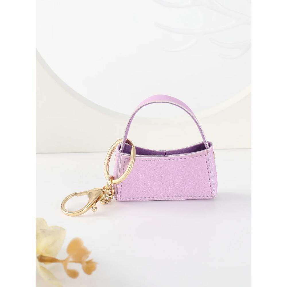 

Kawaii брелок новый маленький изогнутый мешок конфетного цвета кулон креативный мини DIY аксессуары фиолетовый