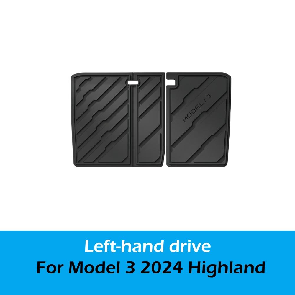 

Коврики TPE для Tesla Model 3 2025 Highland Всепогодный TPE Коврик в багажник Коврики для пола Коврики для багажника Коврики для багажника Защитная накладка на спинку заднего сиденья