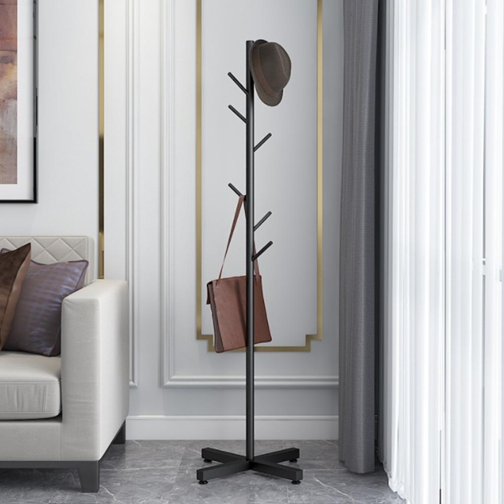Free-Standing Clothes and Hats Rack Tree-shaped Clothes Rack Metal Coat Rack