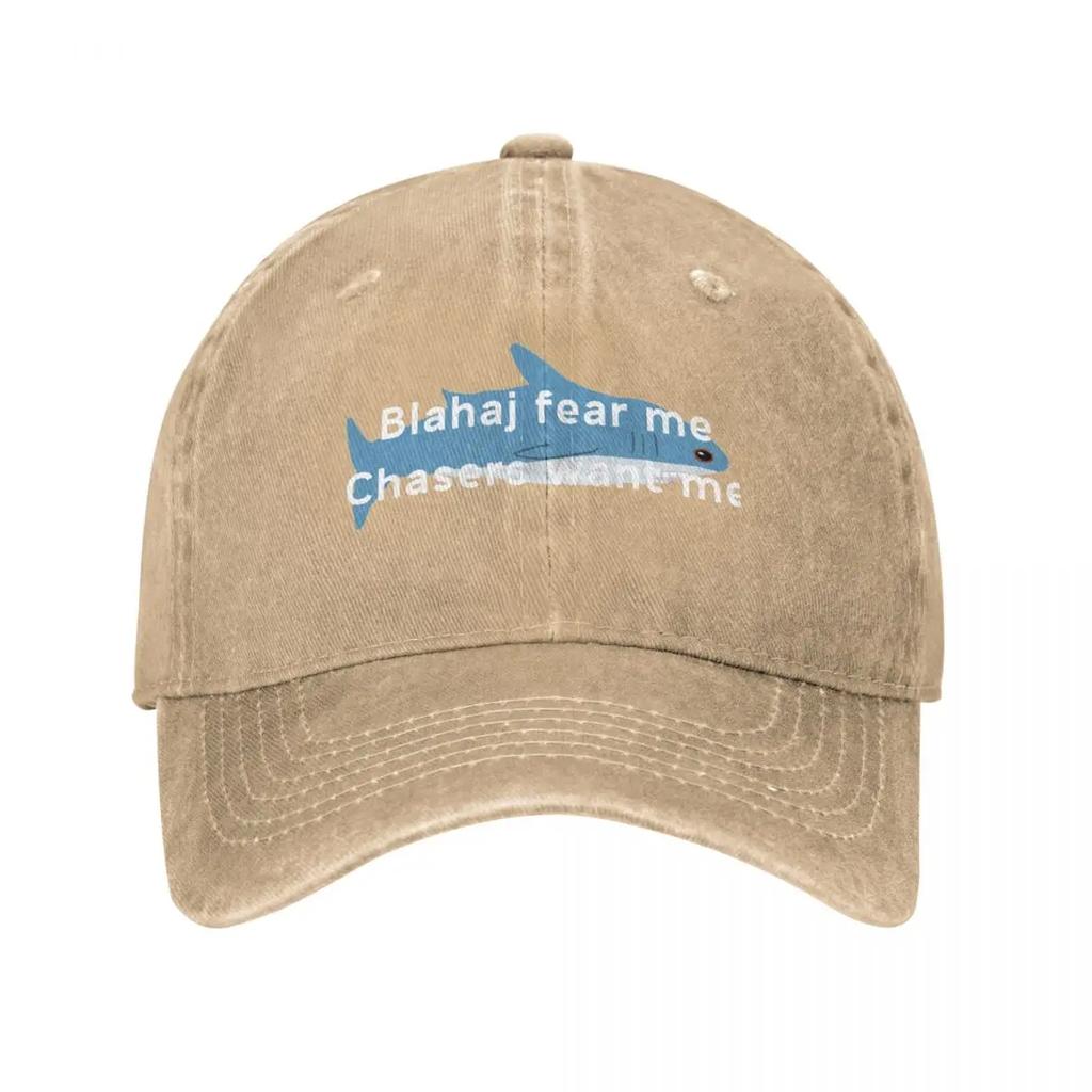 blahaj fear me chasers want me Baseball Cap Sun Hat For Children fishing caps Unisex Golf Cap black Unisex Womens