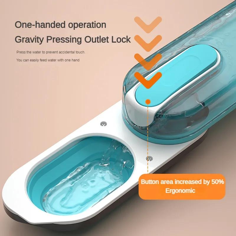 Portable Pet Water Bottle 285ML Cat Water Cup Bowl Durable Drop-resistant Outdoor Cats Dog Drinking Water Dispenser Accessories