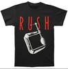 Vintage Rush Rockk Band  Black Men T-shirt S M L 234XL A412