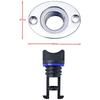 Boat Drain Plug Universal 25mm 1" Spare Part Hull Drain Plug Hole Socket Drainage Blue