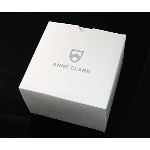 ANNE CLARK Women's Watch, AM1020 Series, Moving Heart & Cross Design, Natural Pink Shell Dial, Natural Diamonds, Skin-Friendly All-Stainless Steel (Pi