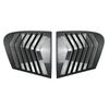 For BMW 1 Series F20 118i 120i Hatchback 2011- ABS Rear Window Quarter Louver Cover Side Vent Trim Car Adhesive Accessories