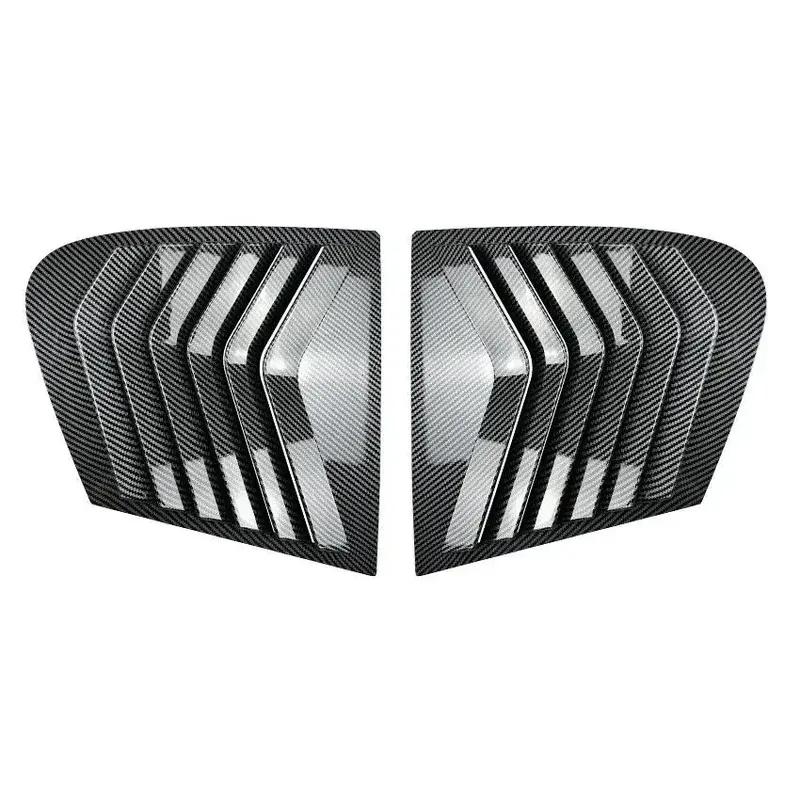 For BMW 1 Series F20 118i 120i Hatchback 2011- ABS Rear Window Quarter Louver Cover Side Vent Trim Car Adhesive Accessories