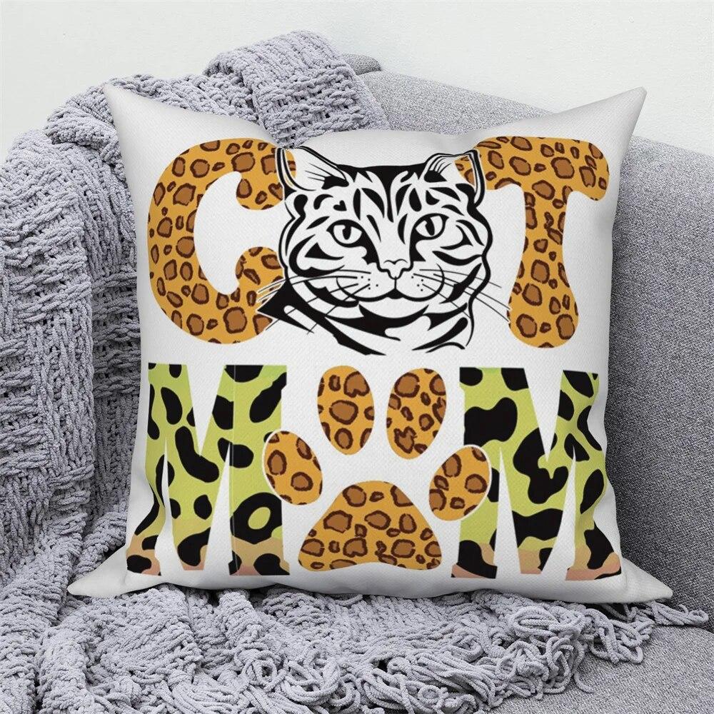 

Наволочка с цветочным алфавитом, чехол для подушки на день матери, автомобильный диван, домашний декор, подарок маме 40x40cm