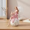 European FairyThemed Floral Nymph Figurine Elegant Design Heavenly Maiden Statue for Girls, Women,